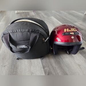 HJC FG-3 Motorcycle Helmet + Chase Harper Carry Case – Size M